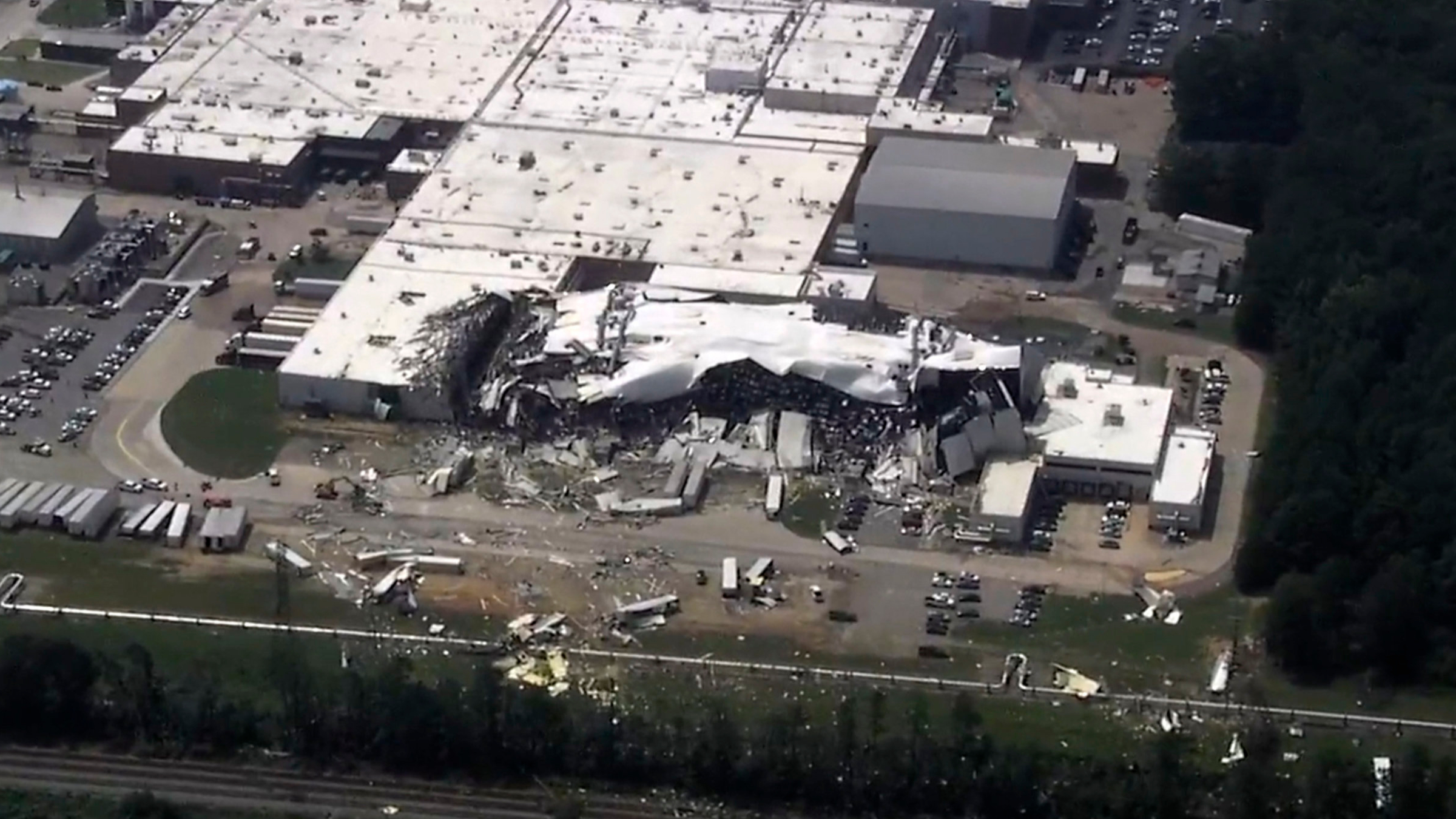 Tornado severely damages Pfizer’s large sterile injectable plant in